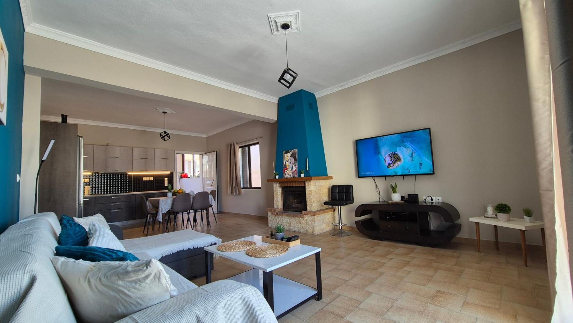 Modern Central Αpt 500M From The Beach. خانيا المظهر الخارجي الصورة